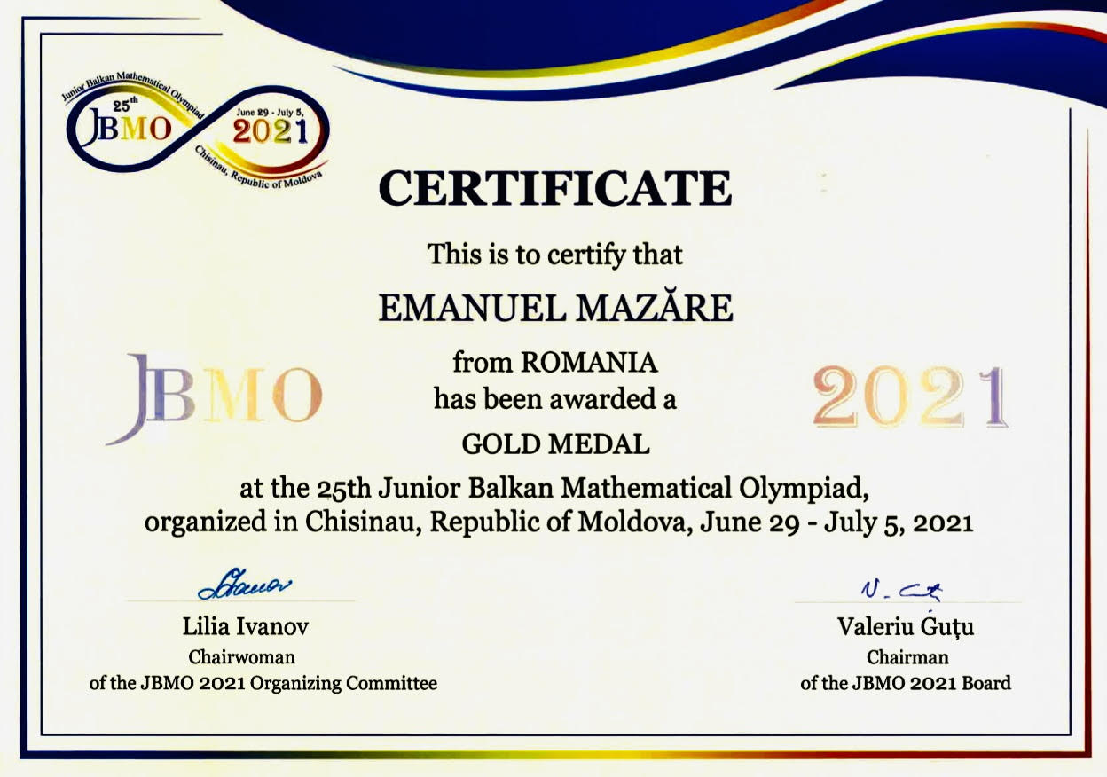 Emanuel-Mazare-Diploma-Medalia-de-Aur-JBMO2021