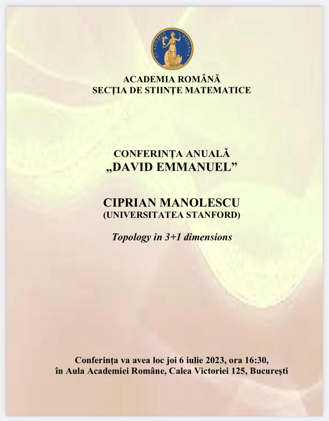 Conferinta-Anuala-Academie-Ciprian-manolescu