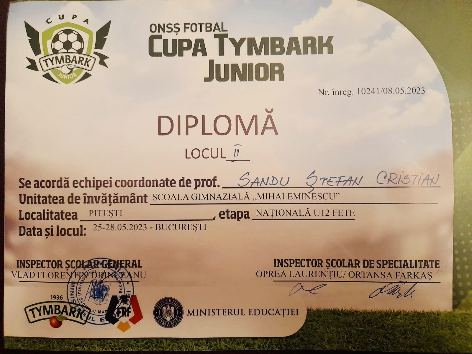 Diploma-ONSS-fotbal-U12-fete-2023