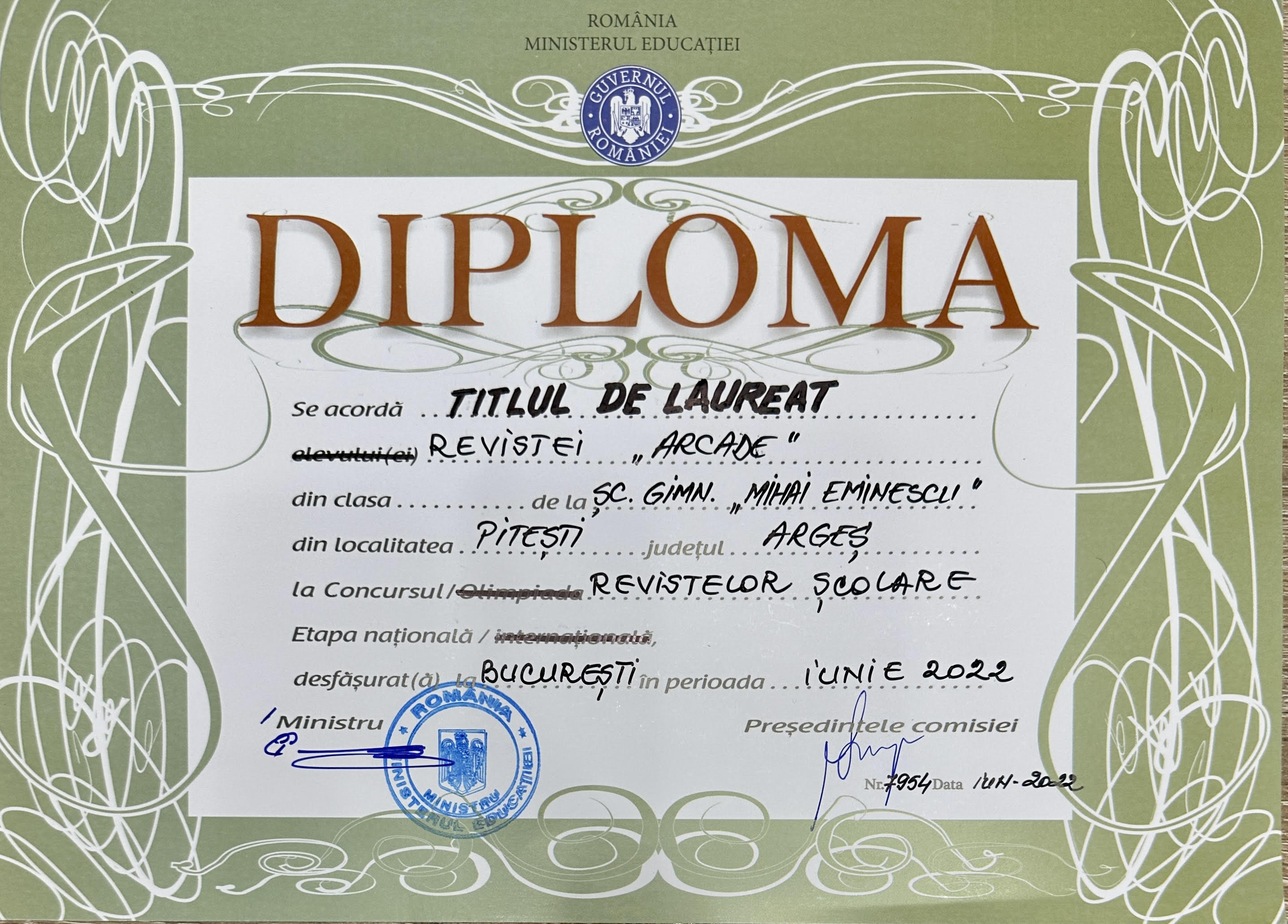 Diploma-Laureat-ARCADE-2022